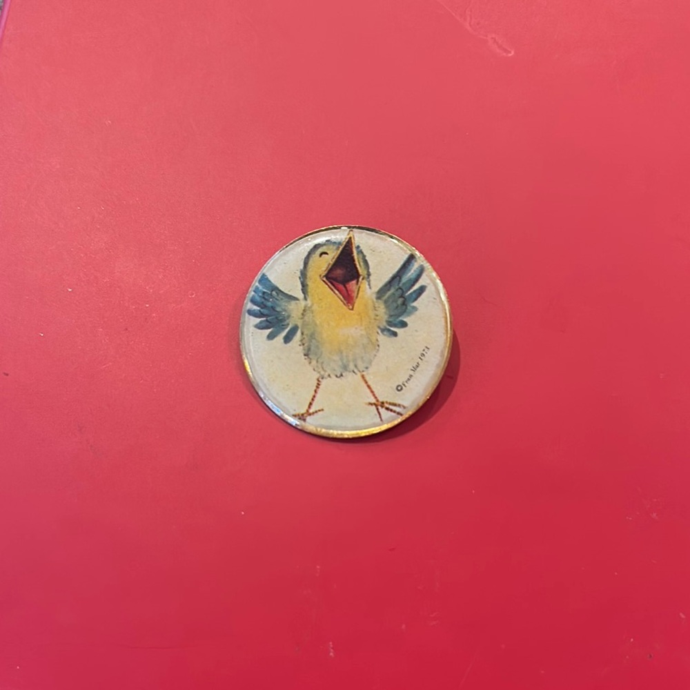 Fran Mar 1973 Bird Pin